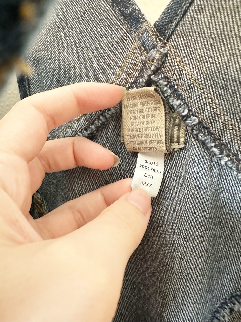 Duluth Trading Co Double Flex Denim Overalls Dark Wash Mx29 - Picture 7 of 8
